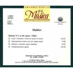 Grandes Épocas de la Música. Mahler - Sinfonía No. 1 Titán. CD