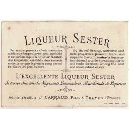 Cromo antiguo Liqueur Sester