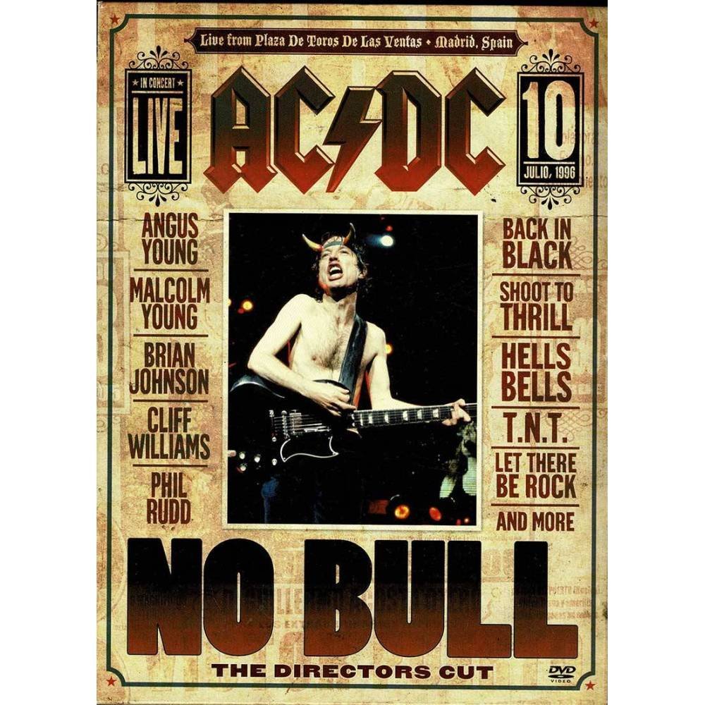 AC/DC - No Bull (The Directors Cut). DVD