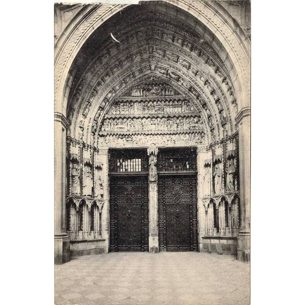 Postal Toledo. Catedral. Interior. Portada de la Chapinería No. 12