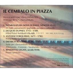 Wim Van De Ven - Il Cembalo In Piazza. CD