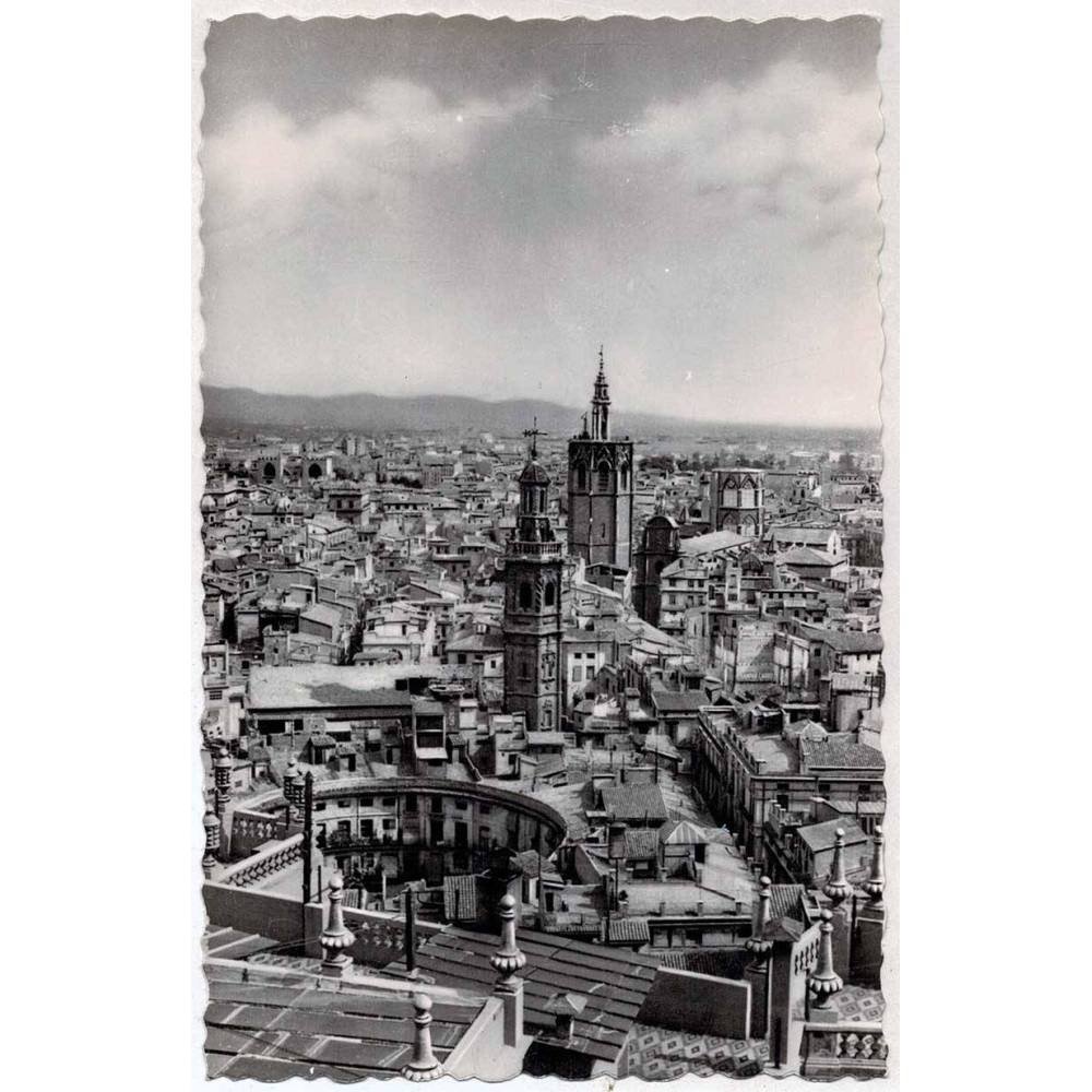 Postal Valencia. Panorámica No. 139