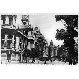 Postal Valencia. Plaza del Caudillo No. 266