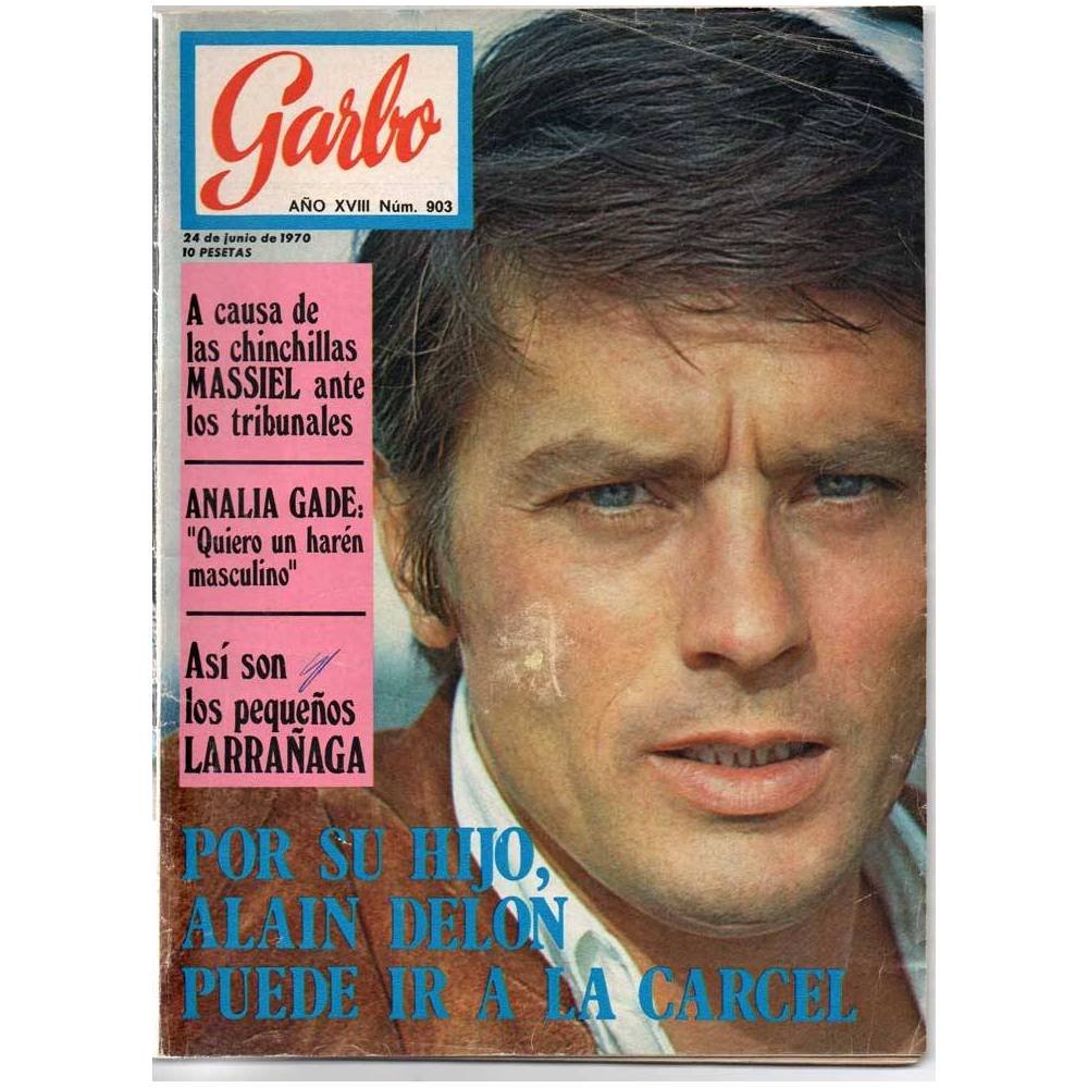 Revista Garbo Nº 903 - 24-06-1970 - Massiel, Analia Gade, Larrañaga, Alain Delon