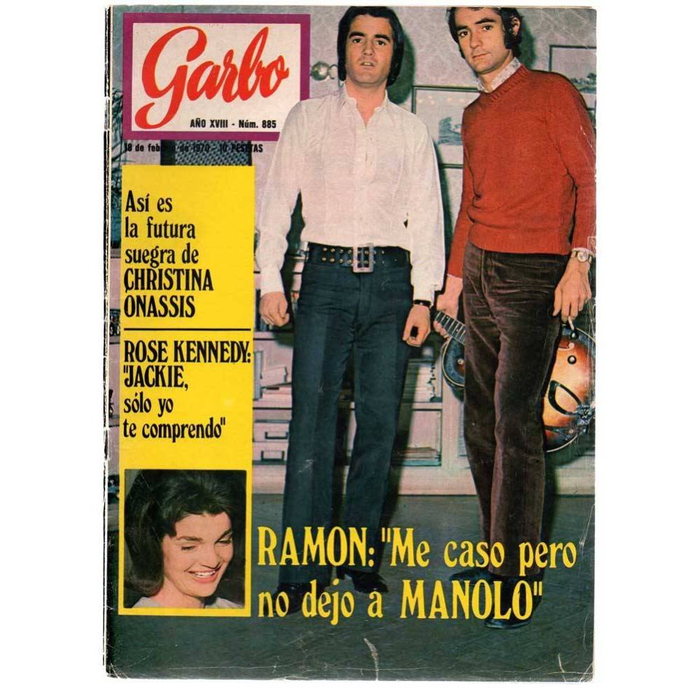 Revista Garbo Nº 885 - 18-02-1970 - Christina Onassis, Rose Kennedy, Dúo Dinámico