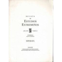 Revista de Estudios Extremeños. Año 1999. Tomo LV. No. II. Separata. Apuntes sobre aluminosis