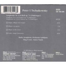 Vienna Master Series. Peter I. Tchaikowsky - Pathétique Symphonie Nr. 6. CD