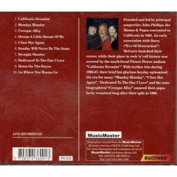 The Mama's & The Papa's - Greatest Hits - Live. CD