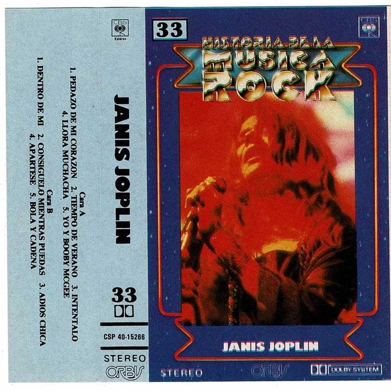 Janis Joplin - Historia de la Música Rock 33. Casete