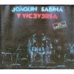 Joaquín Sabina y Viceversa - En Directo. 2 x CD + 1 DVD