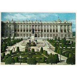 Postal Madrid. Palacio Real. Fachada y Jardines de Oriente No. 23