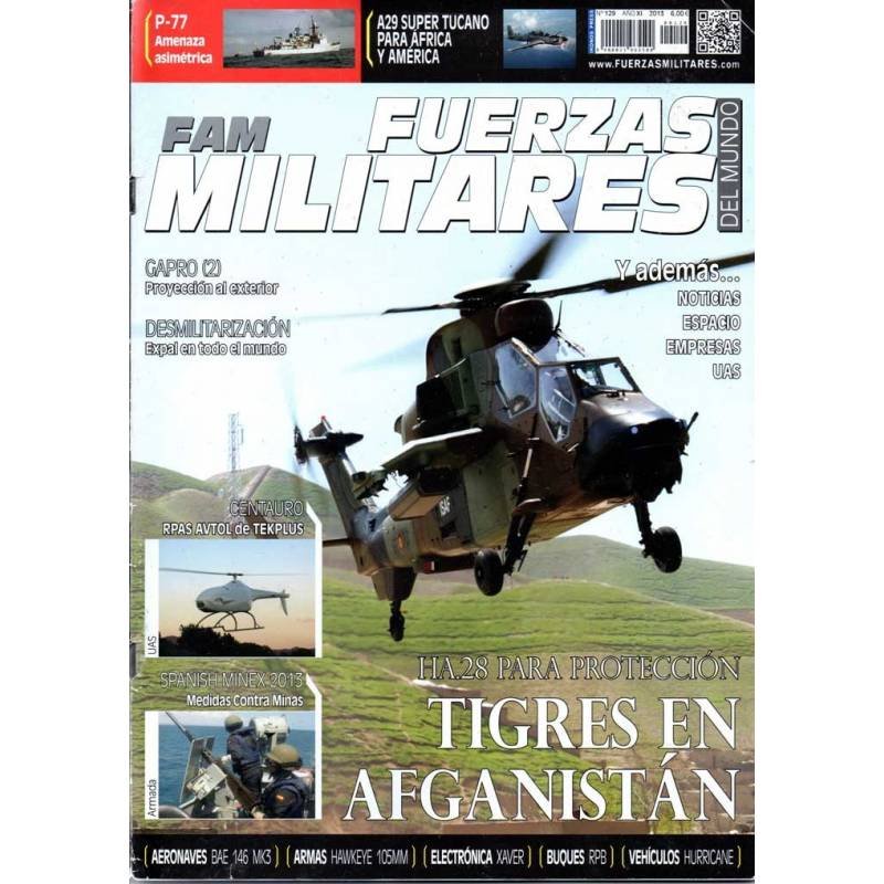 Revista FAM Fuerzas Militares del mundo Nº 129. 2013