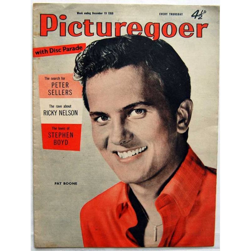 Picturegoer December 19, 1959. Pat Boone