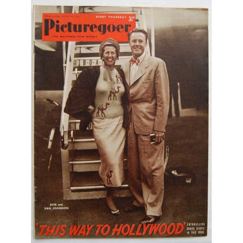 Picturegoer Nº 860. October 27, 1951. Evie and Van Johnson, Shelley Shines