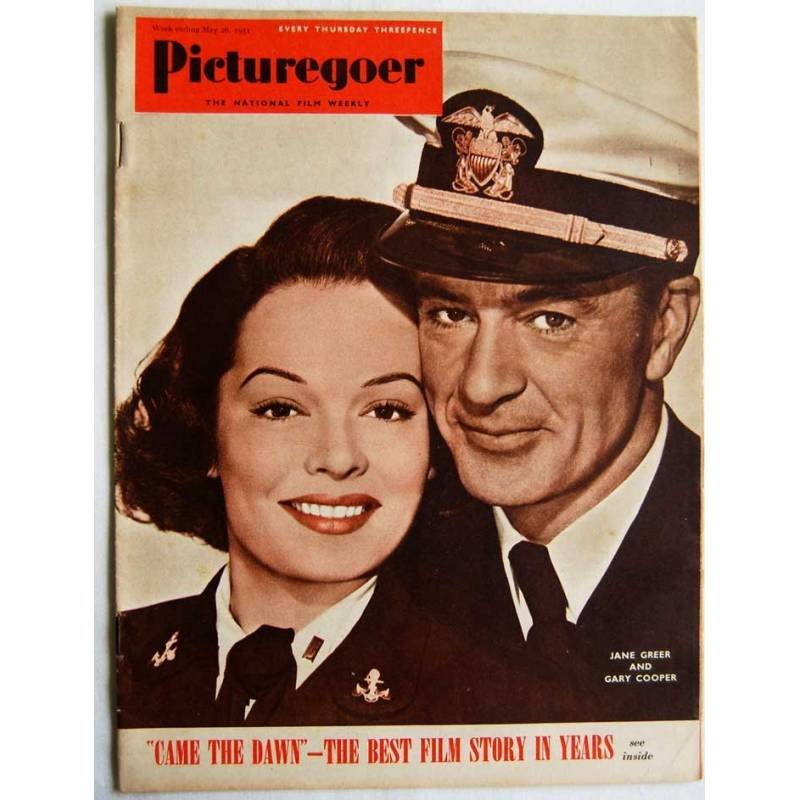 Picturegoer Nº 838. May 26, 1951. Jane Greer and Gary Cooper, Humphrey Bogart