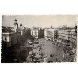 Postal Madrid. Puerta del Sol No. 1