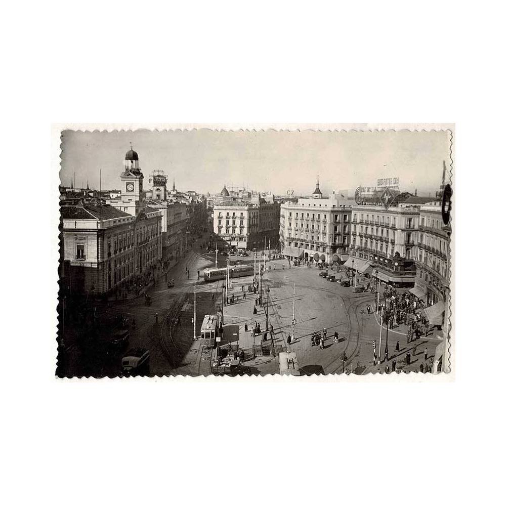 Postal Madrid. Puerta del Sol No. 1