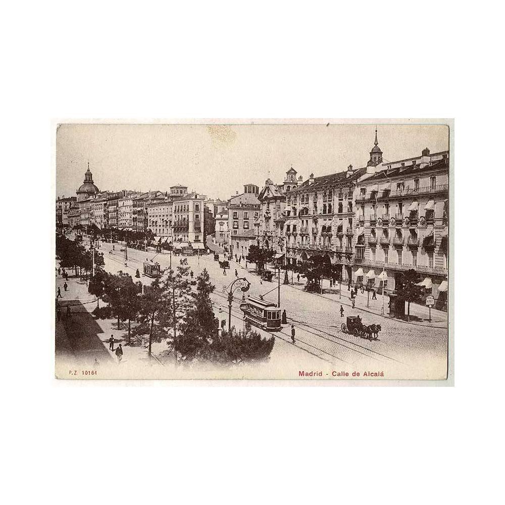 Postal Madrid. Calle de Alcalá P.Z. 10164