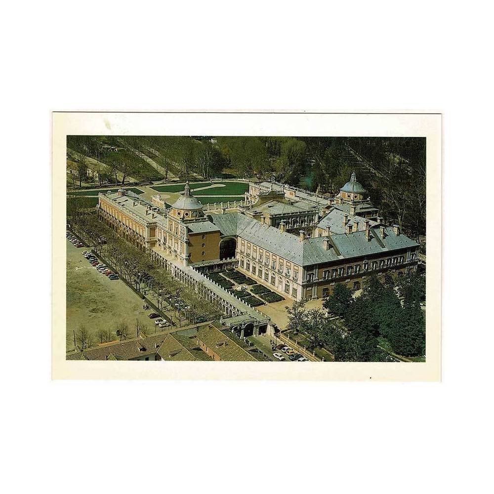 Postal Madrid. Aranjuez. Palacio Real y Jardín del Rey. Vista aérea No. 31