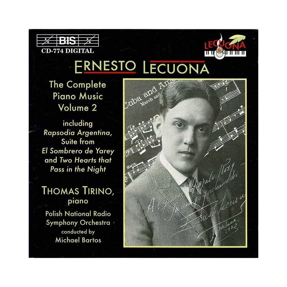 Ernesto Lecuona, Thomas Tirino - The Complete Piano Music Vol. 2. CD