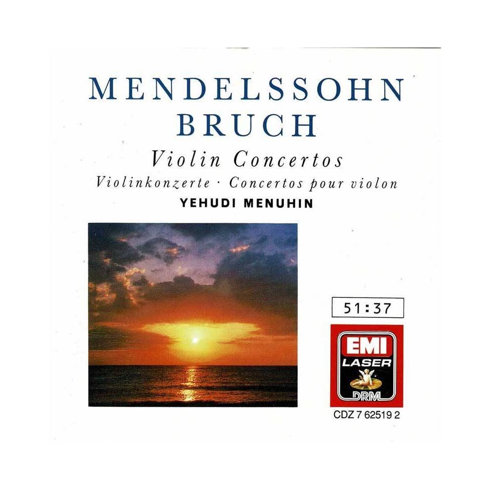 Mendelssohn / Bruch. Yehudi Menuhin - Violin Concertos. CD