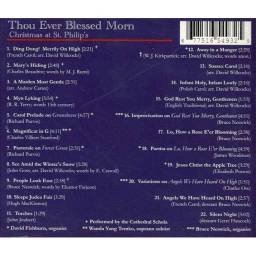 Bruce Neswick, David Fishburn - Thou Ever Blessed Morn, Christmas at St, Philips. CD