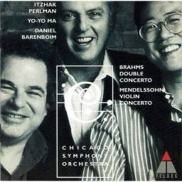 Brahms, Mendelssohn-Bartholdy, Barenboim, Yo-Yo Ma, Perlman - Double Concerto, Violin Concerto. CD