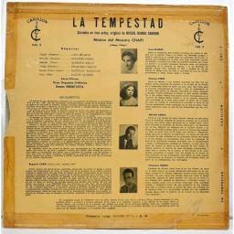 Miguel Ramos Carrión, Chapí - La Tempestad. LP