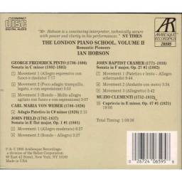 Ian Hobson - The London Piano School, Volume II. CD