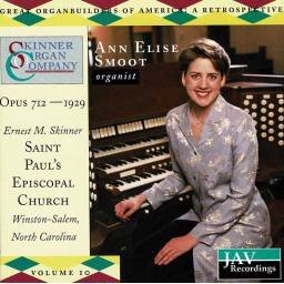 Ann Elise Smoot - Skinner Organ Company, Opus 712 - 1929. CD