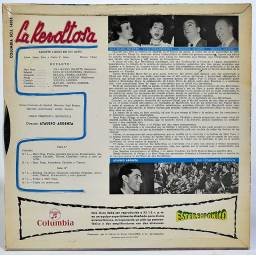 Coros Cantores de Madrid, Orquesta Sinfónica. A. Argenta - La Revoltosa. LP