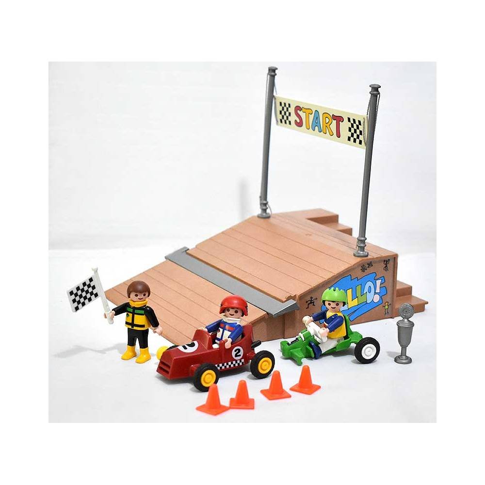 Playmobil. Carrera de coches. Kart