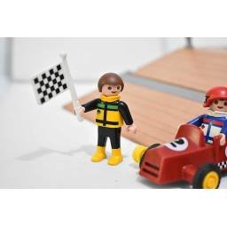 Playmobil. Carrera de coches. Kart