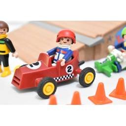 Playmobil. Carrera de coches. Kart