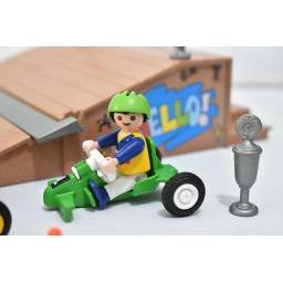 Playmobil. Carrera de coches. Kart