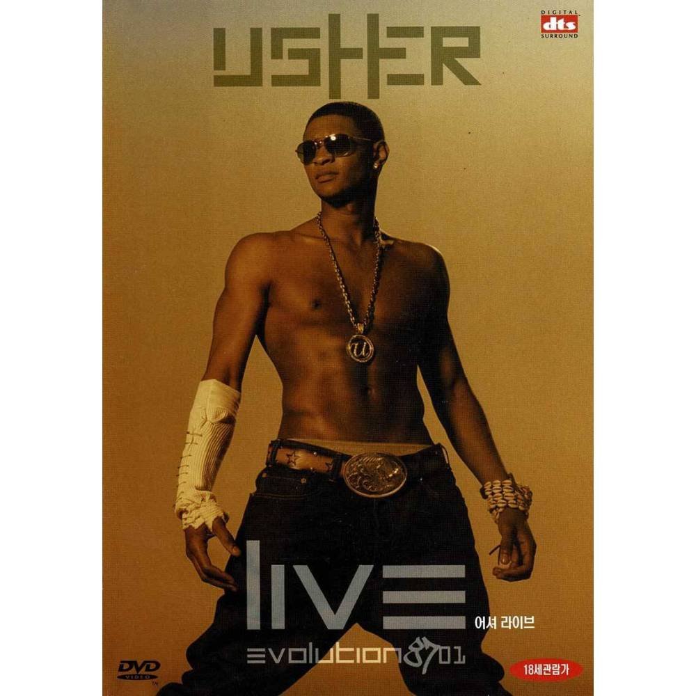 Usher. Live Evolution 8701. Korean version. DVD