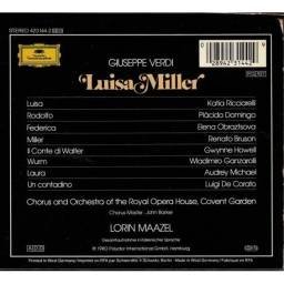 Giuseppe Verdi. Lorin Maazel - Luisa Miller. 2 x CD