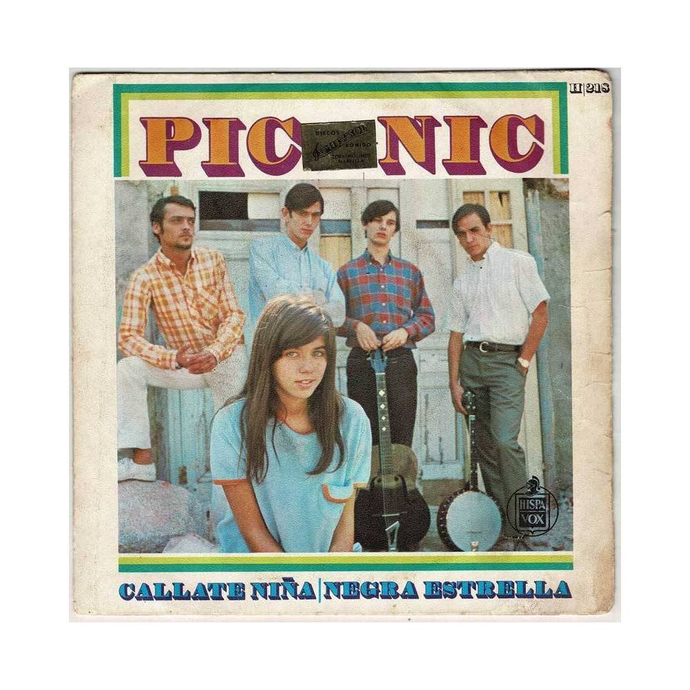 Pic-Nic - Cállate niña / Negra estrella. Single