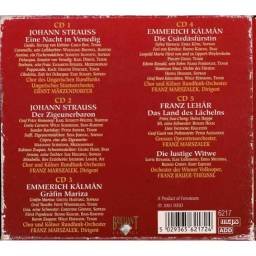 Strauss, Kálmán, Franz Lehár - Operetten Festival. 5 x CD