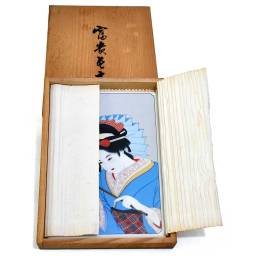 Pareja de placas de porcelana para pared. Japanese Tradition Bijin-Ga Series. NTC Noritake Japón