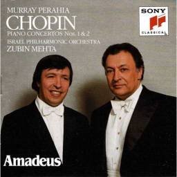 Fryderyk Chopin. Murray Perahia, Israel Philharmonic. Zubin Mehta - Piano Concertos Nos. 1 & 2. CD