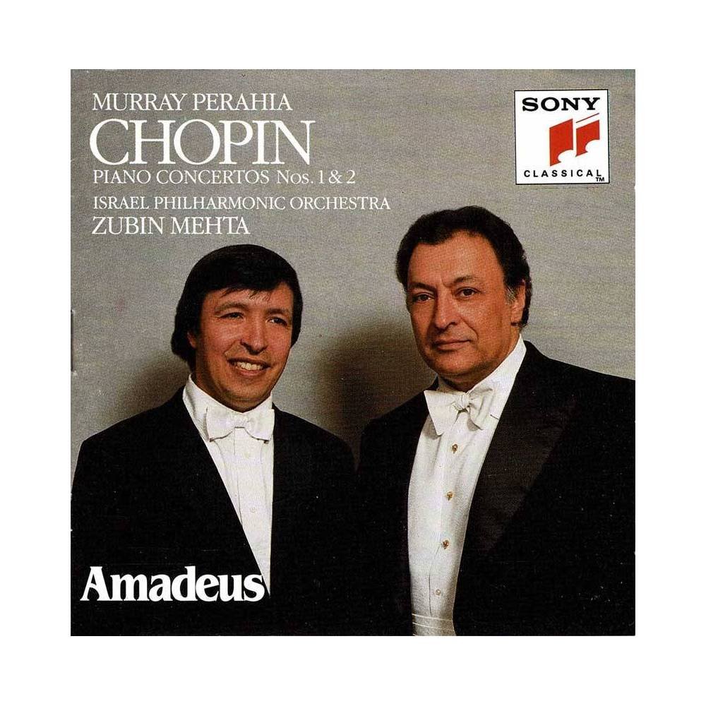 Fryderyk Chopin. Murray Perahia, Israel Philharmonic. Zubin Mehta - Piano Concertos Nos. 1 & 2. CD