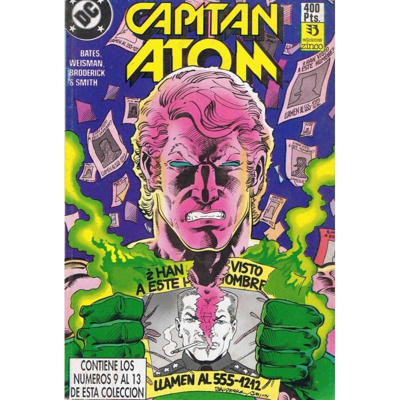 Capitán Atom. Tomo retapado Vol. 3 con los Nº 9 a 13