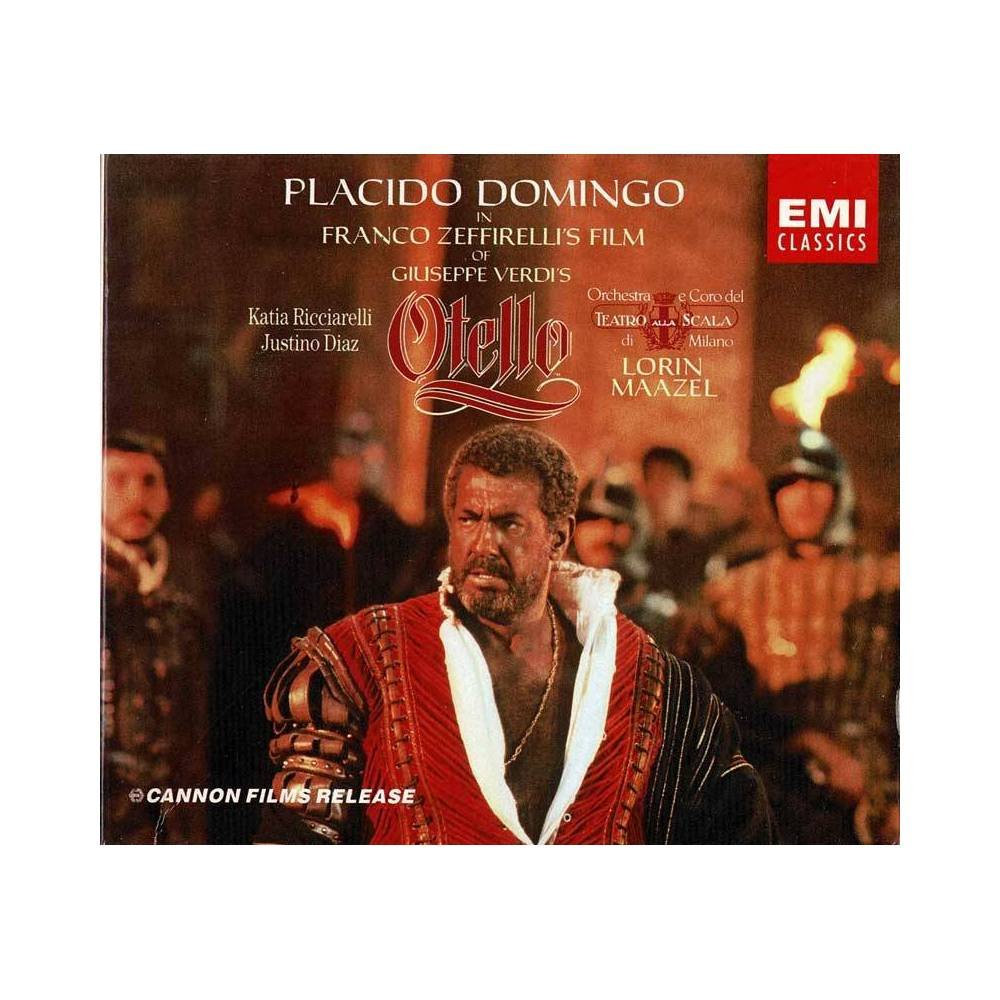 G. Verdi. Placido Domingo, Katia Ricciarelli, Justino Diaz, Orcestro. Lorin Maazel - Otello. 2 x CD