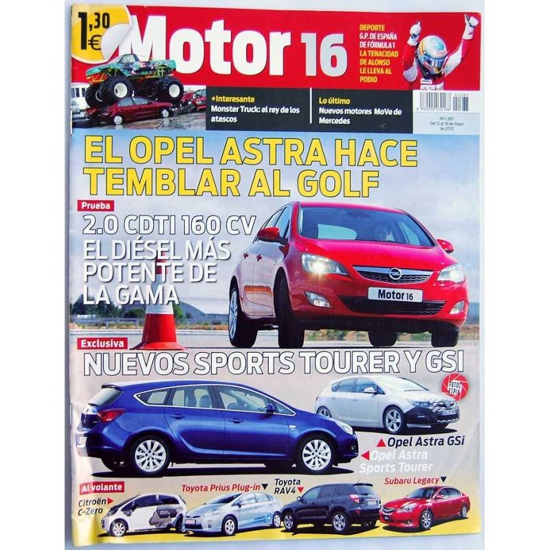 Revista Motor 16 Nº 1387. Mayo 2010