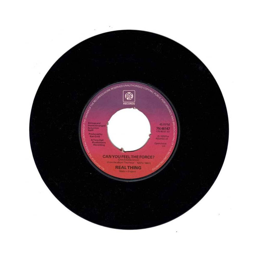 Real Thing - Can You Feel The Force? / Children of the Ghetto. Single (sólo vinilo)