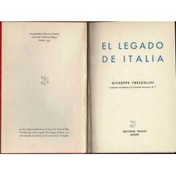 El legado de Italia - Giuseppe Prezzolini