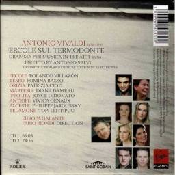 Europa Galante, Fabio Biondi - Vivaldi Ercole Sul Termodonte. 2 x CD