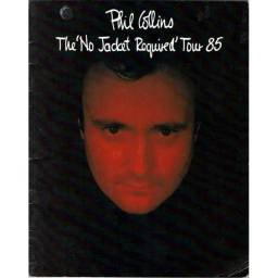 Phil Collins. The No Jacket Required Tour 85. Programa gira