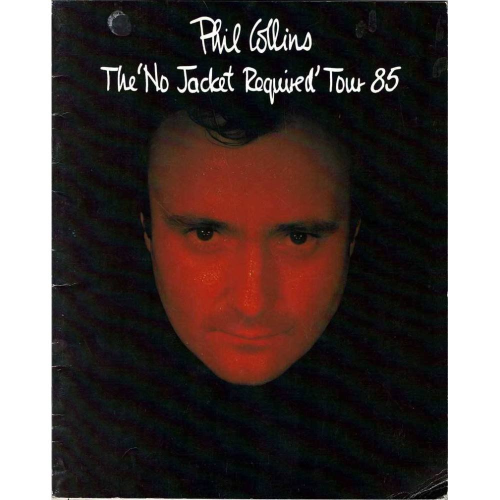 Phil Collins. The No Jacket Required Tour 85. Programa gira